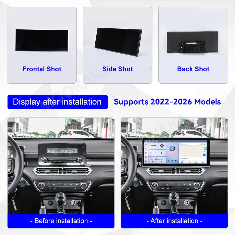 15.8inch Android 15 Screen For Great Wall King Kong Cannon 2022 - 2026 CarPlay Car Radio Multimedia Video Player Navigation Unit