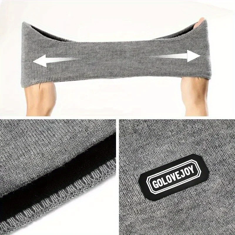 冬スキーイヤーマフヘアバンドデュアルユース防風二重絶縁アウトドアスポーツサイクリングランニングフィットネスキャンプ用