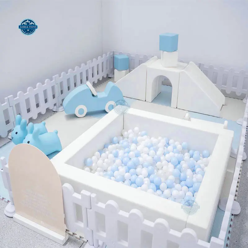 

13x10ft Mini Indoor Soft Play Ground Baby Toddler Playground Soft Play Set For Early Learning For Shopping Mall