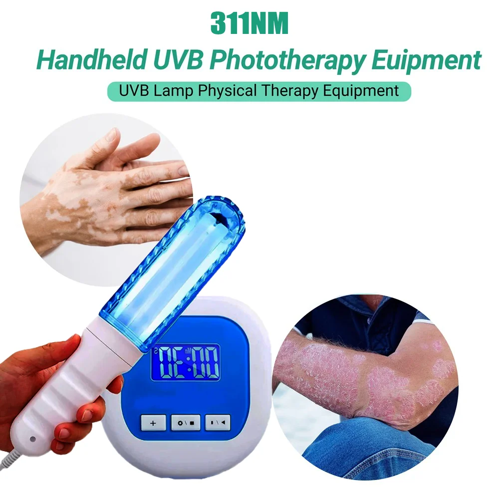 

311nm UVB Ultraviolet Phototherapy Lamp Instrument for Psoriasis Vitiligo Skin Treatment and Therapy Treatment Light