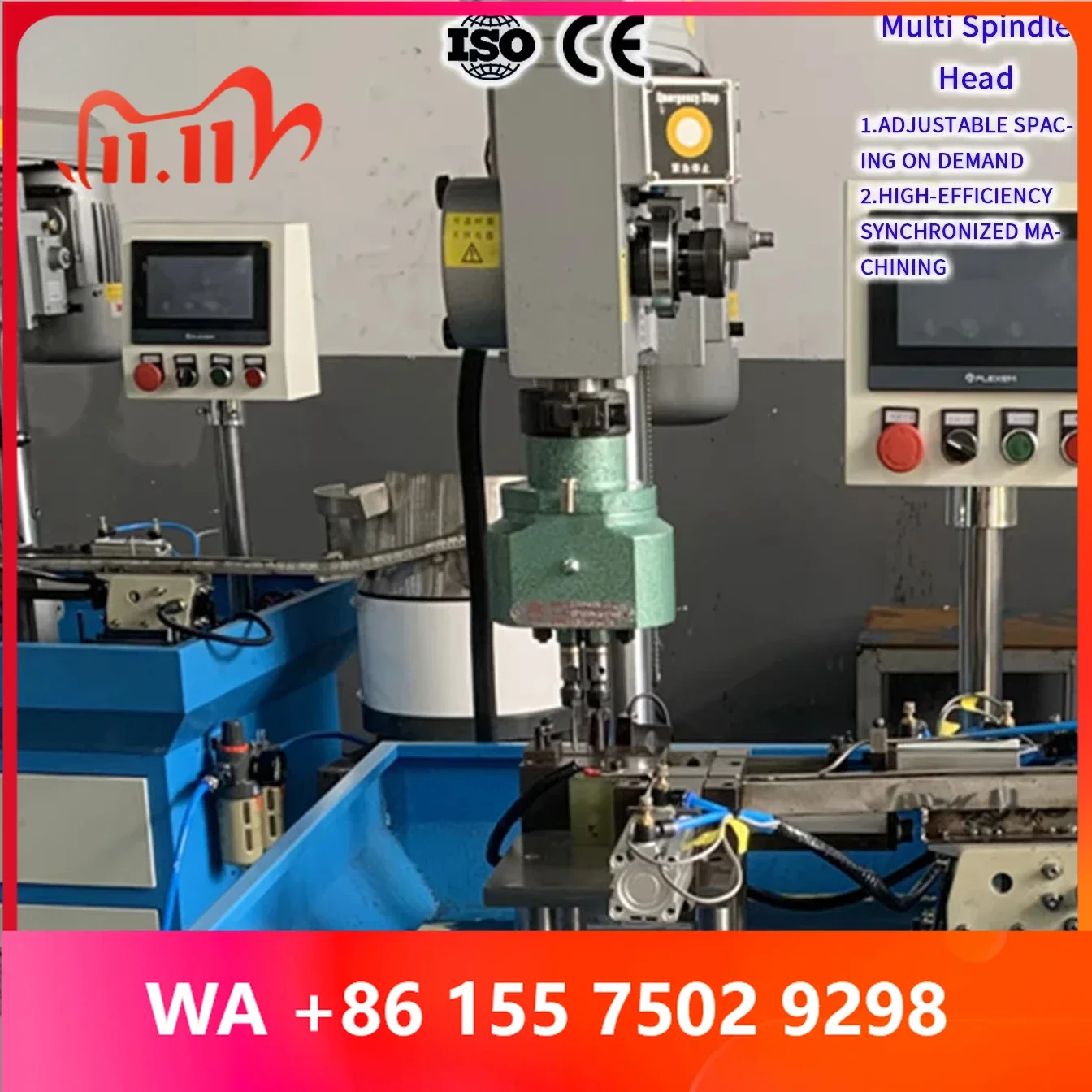 OEM Factory High Efficiency Multi Spindle Head for Drilling Milling hine Tool CNC Acssories