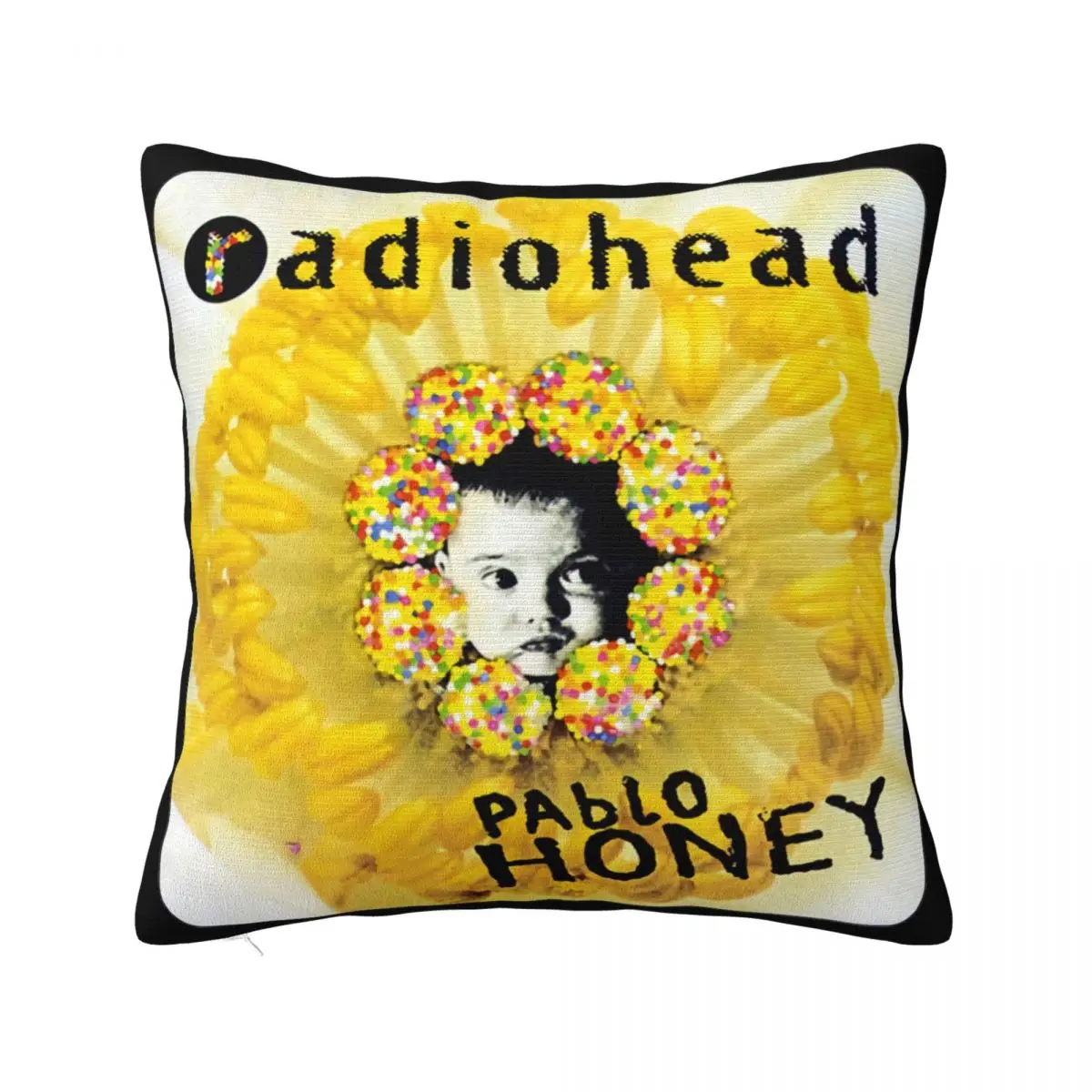 Super Hard Rare Radiohead Pablo Honey Lock Band Creep Size S Animal Crewneck Holiday Pillow Case