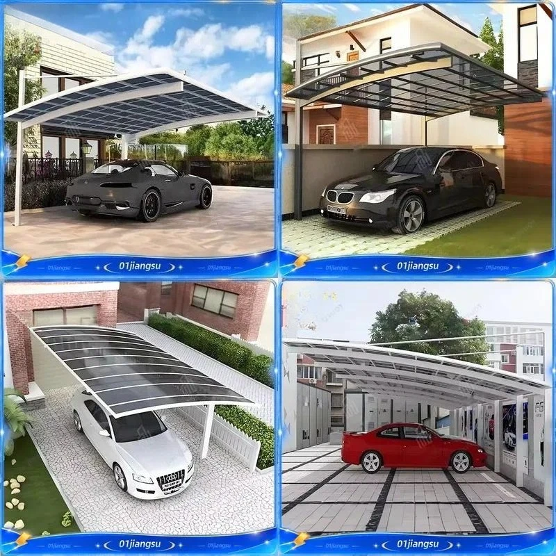 Custom Aluminum Carport Cantilever Garage System Metal Canopy for Polycarbonate Parking Shelter Outdoor Vehicle Cover Kit
