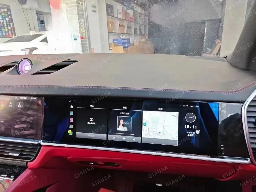 

Для Porsche Cayenne 2018-2024: Новый обновленный Android-экран для пассажирского сиденья, монитор-головное устройство с Carplay для развлечений пассажиров