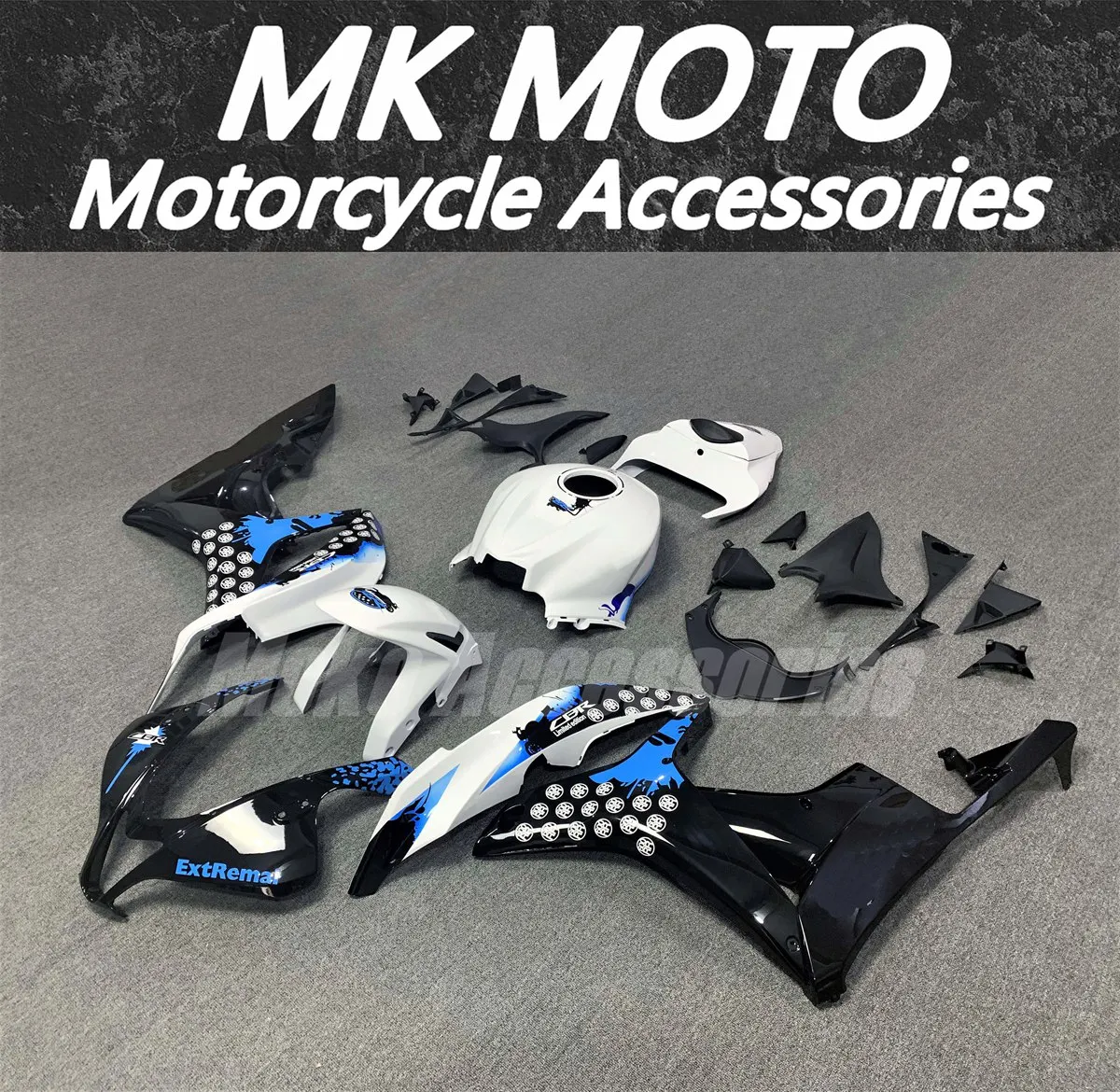 

Moke moto Motorcycle Bodywork Set For Cbr600rr 2007-2008 Fairings Kit Fit New High Quality ABS Injection Blue Black White