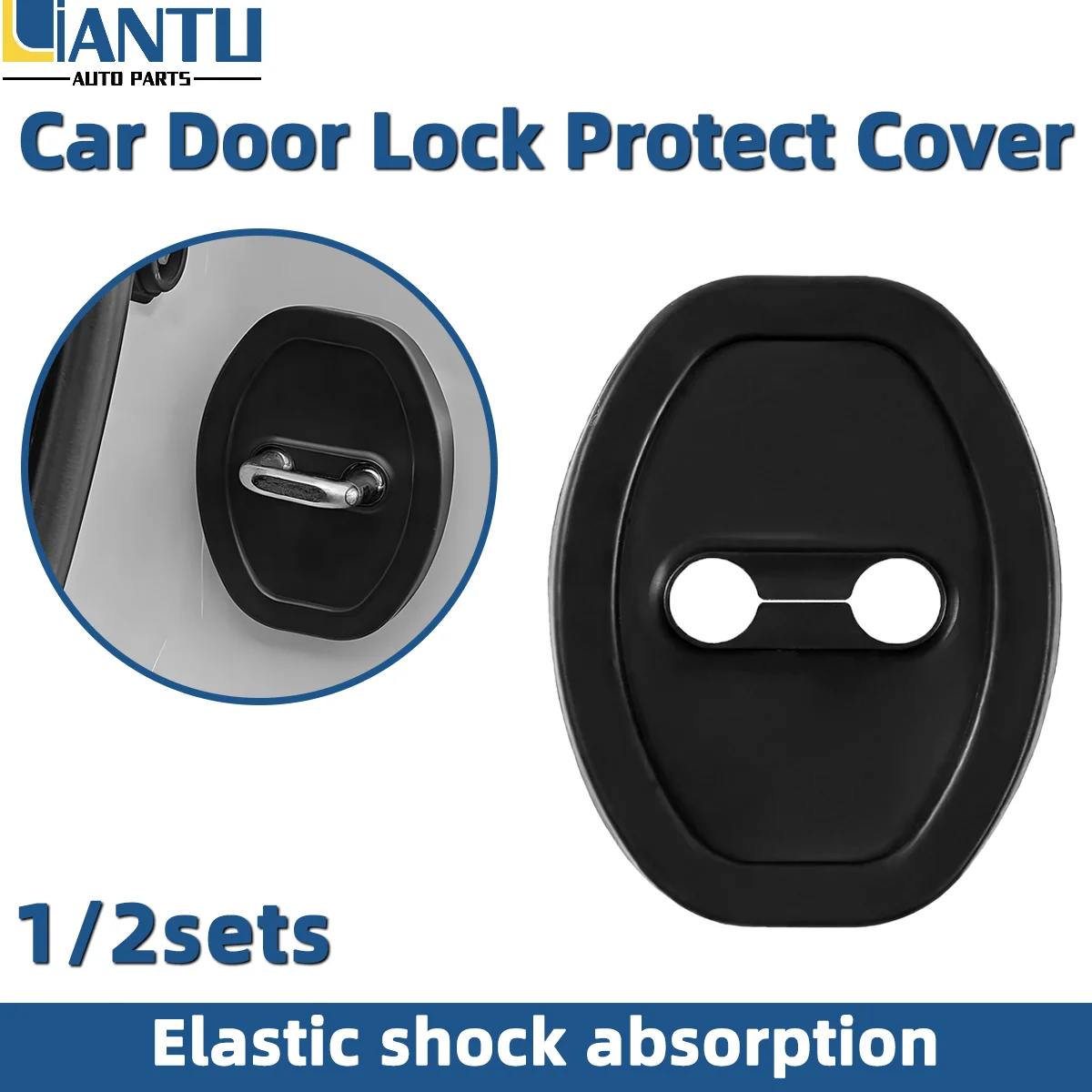 1/2SETS Car Door Lock Protect Cover 4Pcs Per Set Durable Anti Freeze Dustproof Universal Car Exterior Protector Accessories