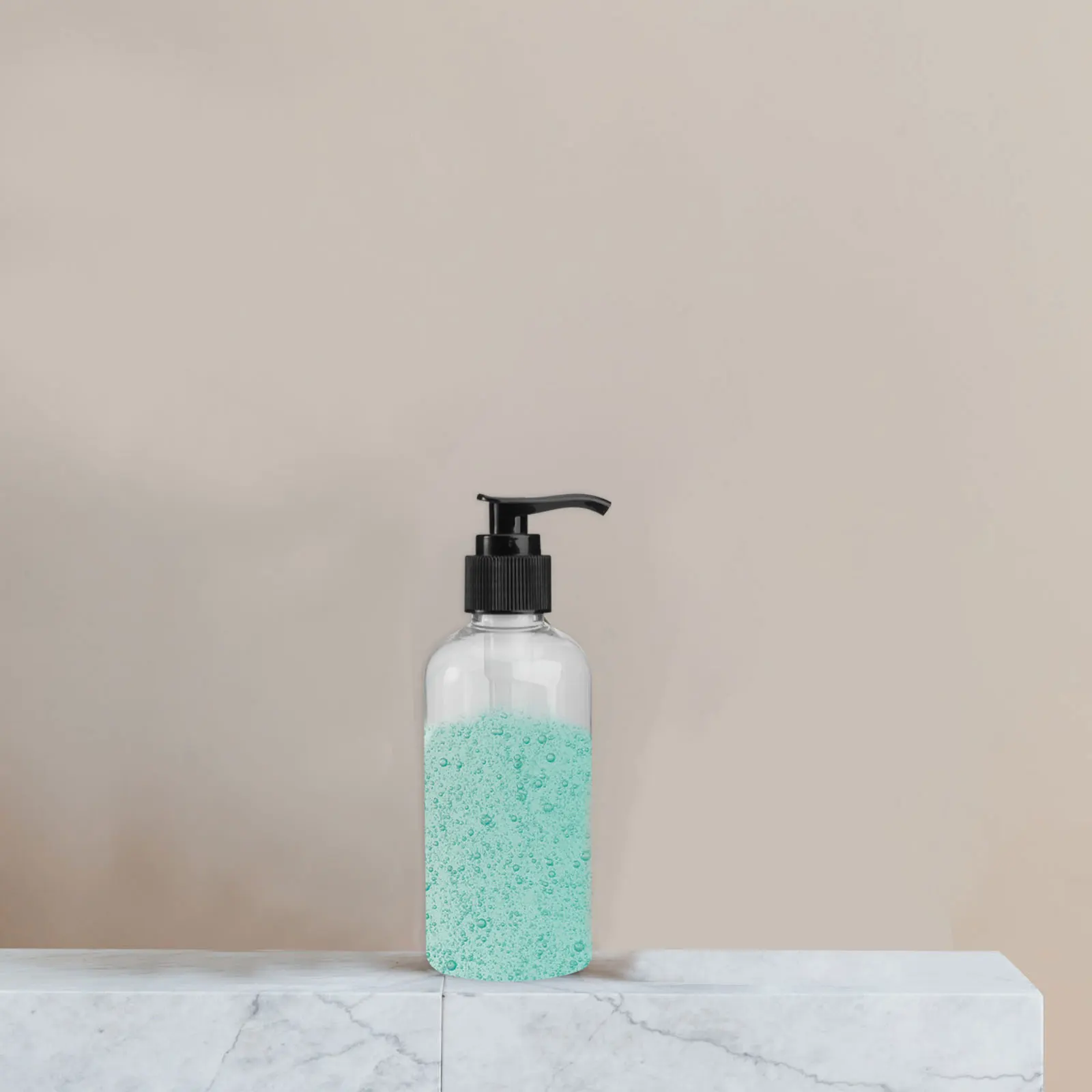 

5Pcs Press Pump Bottle Black Refillable Shower Gel Dispenser Subpackaging Bottle Durable Safe for Home Use Shower Gel Container