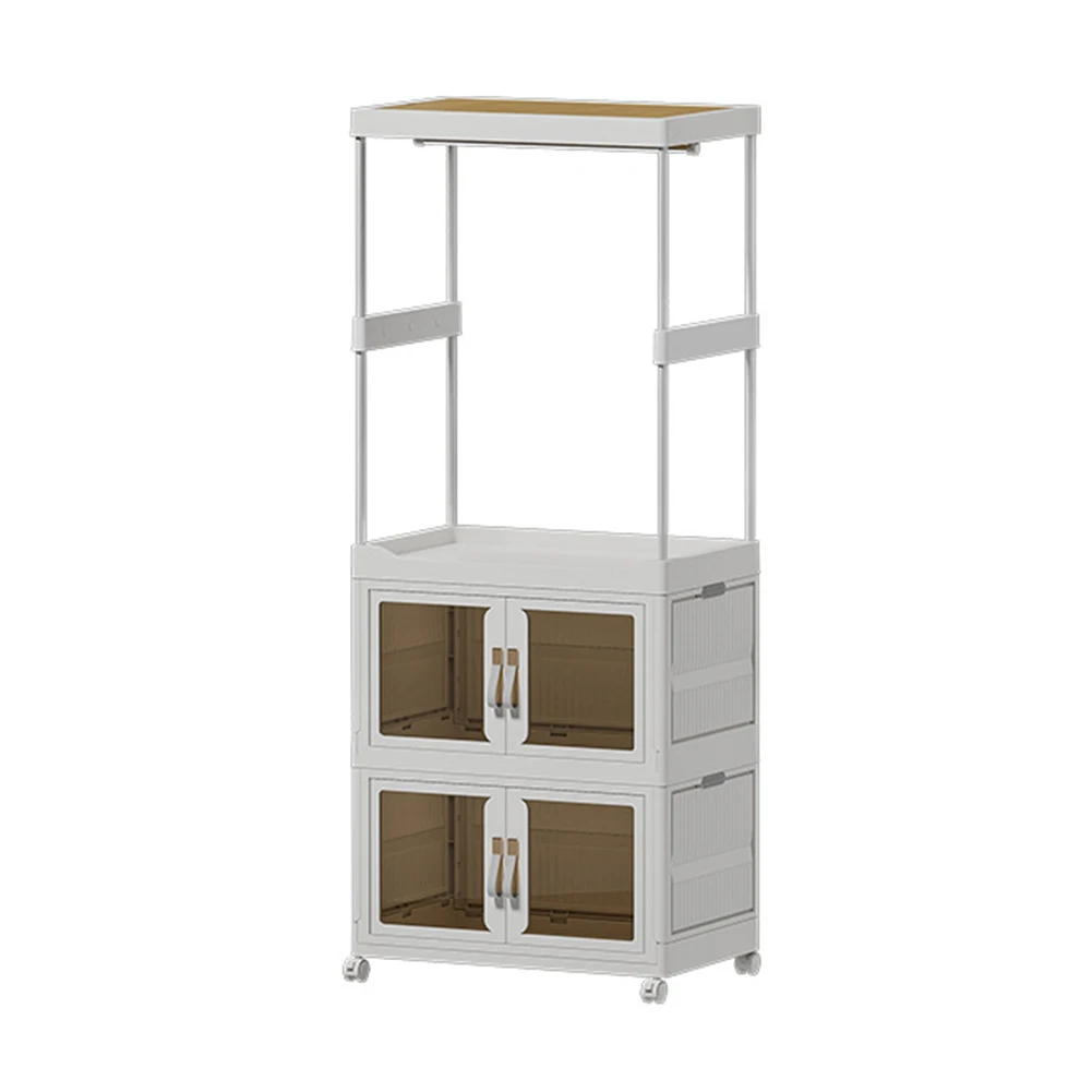 

Мобильный шкаф-гардероб с переносной вешалкой и органайзером для одежды, вместительный шкаф-стеллаж для домашнего хранения