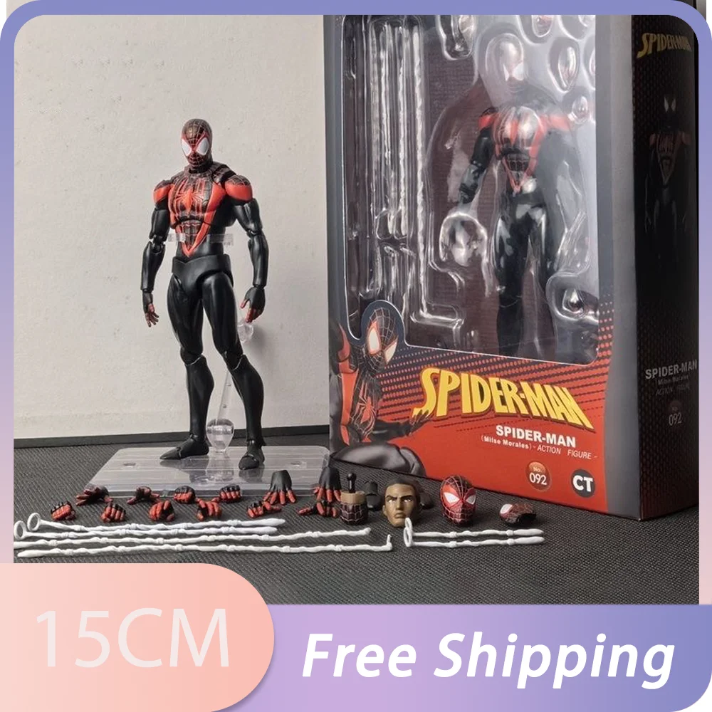 Ct Toys Spiderman 092 Figure 2099 Spider Man Across The Spider-Verse Miles Morales Shf Action Figure Figurine Toys Gifts