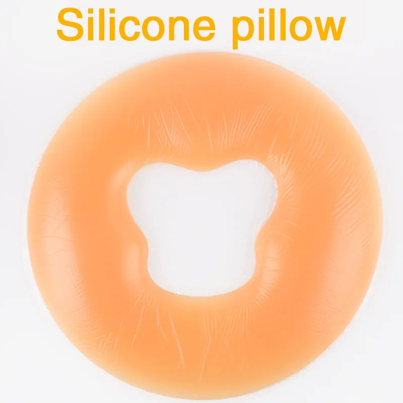 Oreiller de beauté en silicone en forme de U, coussin pour le visage, coussin pour le visage antidérapant, lit de massage, spa, produits de beauté, outils, sensuel