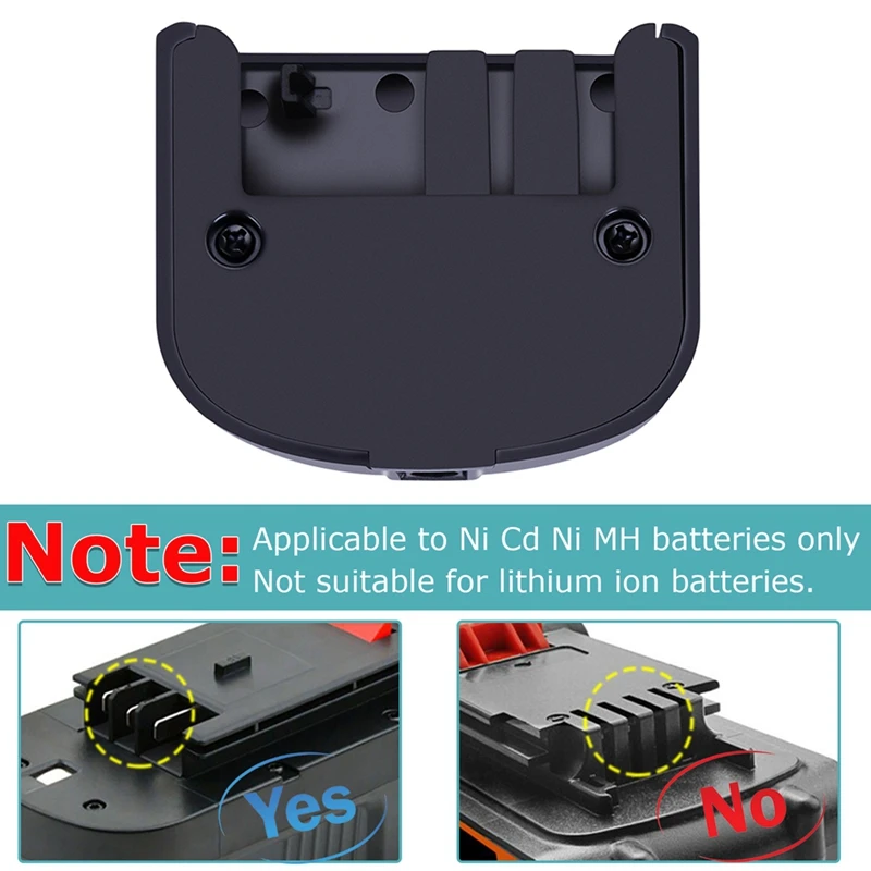 Eddie-Chargeur de batterie Ion à charge rapide pour Black Decker, 9.6V-18V, Ni-CD, Ni-laissée, outils électriques, prise UE