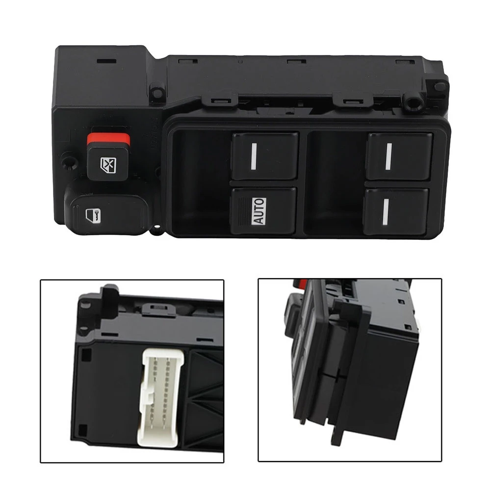 

Car Power Window Door Lock Switch For Honda For Odyssey 2005-2010 Black ABS Driver Side Replacement Part 35750-SDA-A12