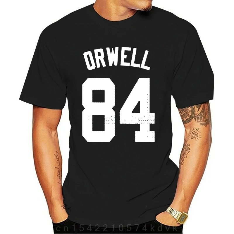 George Orwell 1984 Unisex T-shirt High Quality Printed 100% Cotton European Size XS-5XL Tee Shirts