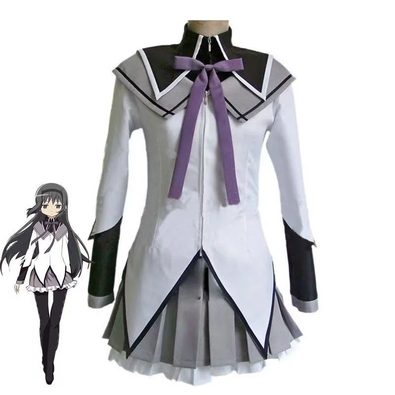 Traje de batalla de cosplay de Puella Magi Madoka Magica cos Xiao Mei Yan, Ojos de ciervo de anime, fragancia redonda cos