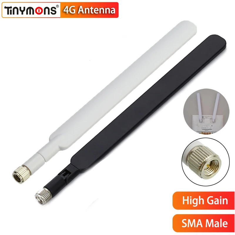 Antenna 4G 1 pezzo SMA maschio 700-2700MHz per Router Wireless LTE Antenne Wifi esterne per Huawei B593 E5186 B315 B310 B880 B890