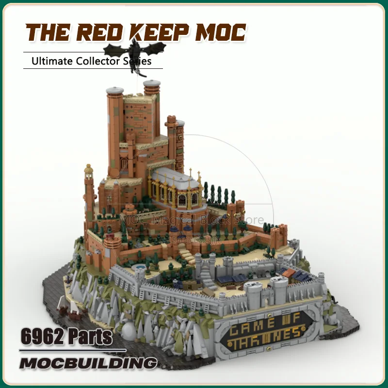 Game Series MOC Building Blocks The Castle Display Model Architecture Technology Bricks DIY Assembly Toys Collection Xmas Gifts