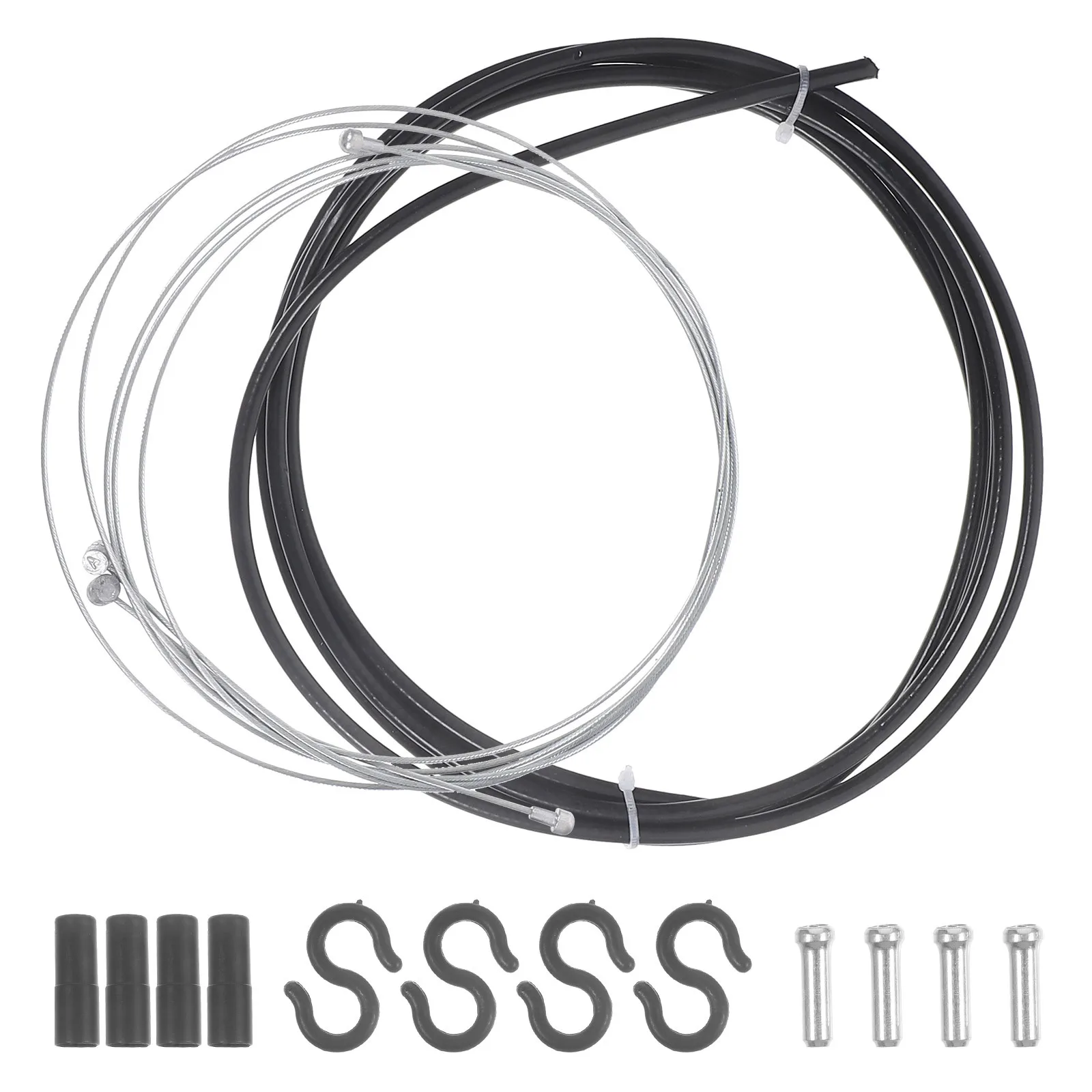 

1Set Bike Brake Cable Front Rear Line Kit Heat Resistant Wear Resistant for Mountain Road Folding Bikes Professional Brake