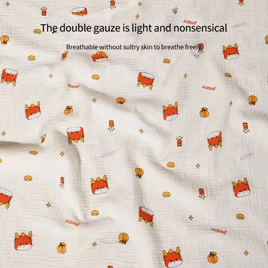 2PCS Baby Receive Blanket for Newborn Cotton Muslin Swaddle Blanket Bedding Infant Bath Towel Baby Items Mother Kids