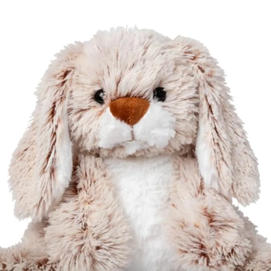 

Melissa and Doug Burrow Bunny Stuffed Animal Plushie with Big Feet, Floppy Ears and Fluffy Tail, Adorable Pretend Play Toddler