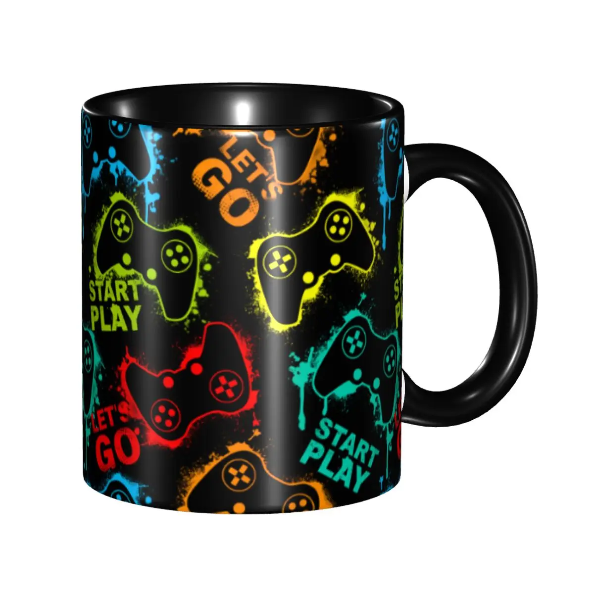 Game Controller Mugs Custom Gamer Gift Coffee Ceramic Mug Cup Creative Gift