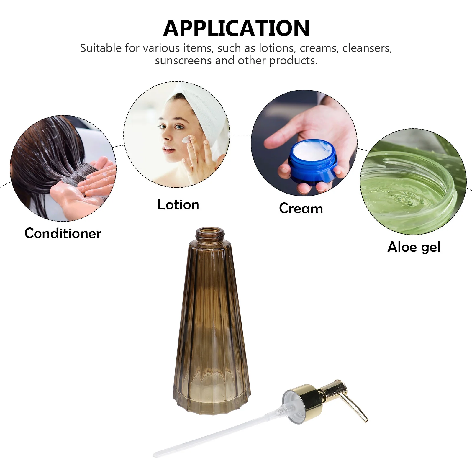 

Bath Cream Bottle Bathroom Lotion Sub Home Hand Storage Container European Style