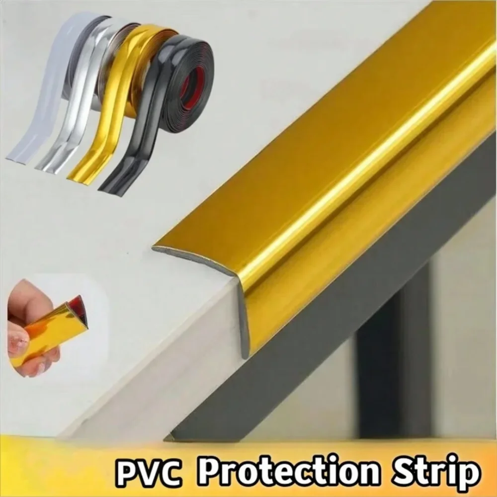 Self-Adhesive Wall Corner Molding Trim Tape PVC Anti-collision Strip Waterproof Tile Beauty Seam Sticker