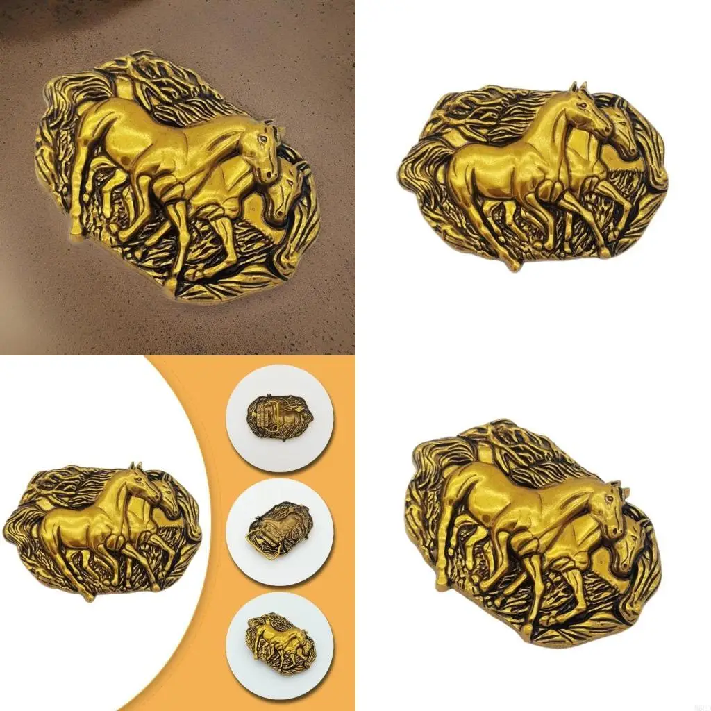 

M6CD 1pc/2pcs Металлическая пряжка для костюма антикварная отделка замечательно для кожаных ремней PU и декоративного снабжения