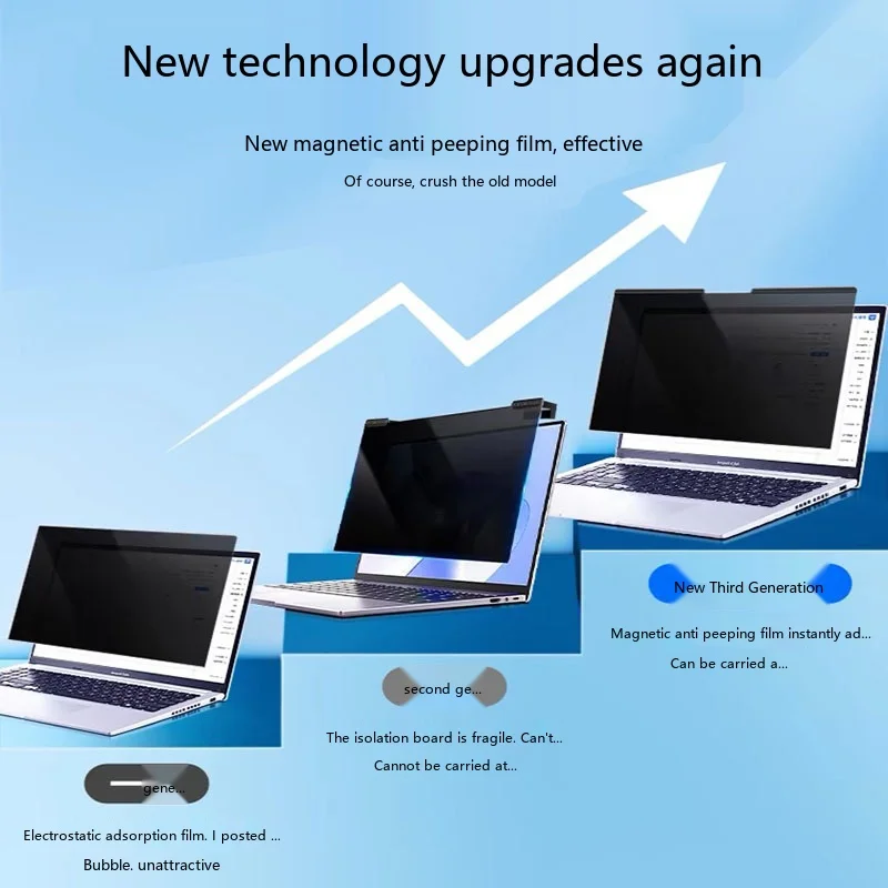 Magnetischer Blickschutzfilter 12,5-17,3 Zoll, abnehmbarer Schutz für Laptops – Detail 3