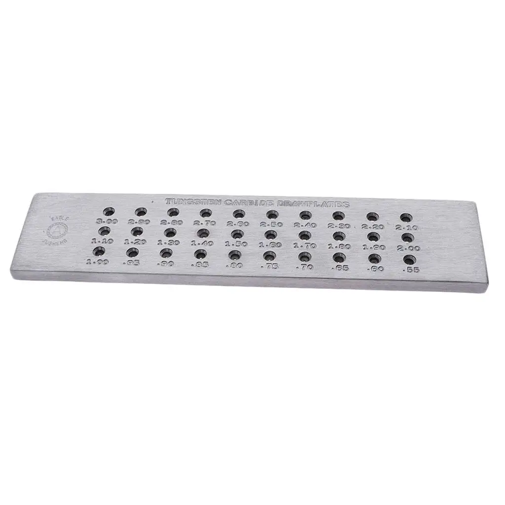 Metal Draw Plate Square Holes Tungsten Carbide Drawplate Drawing