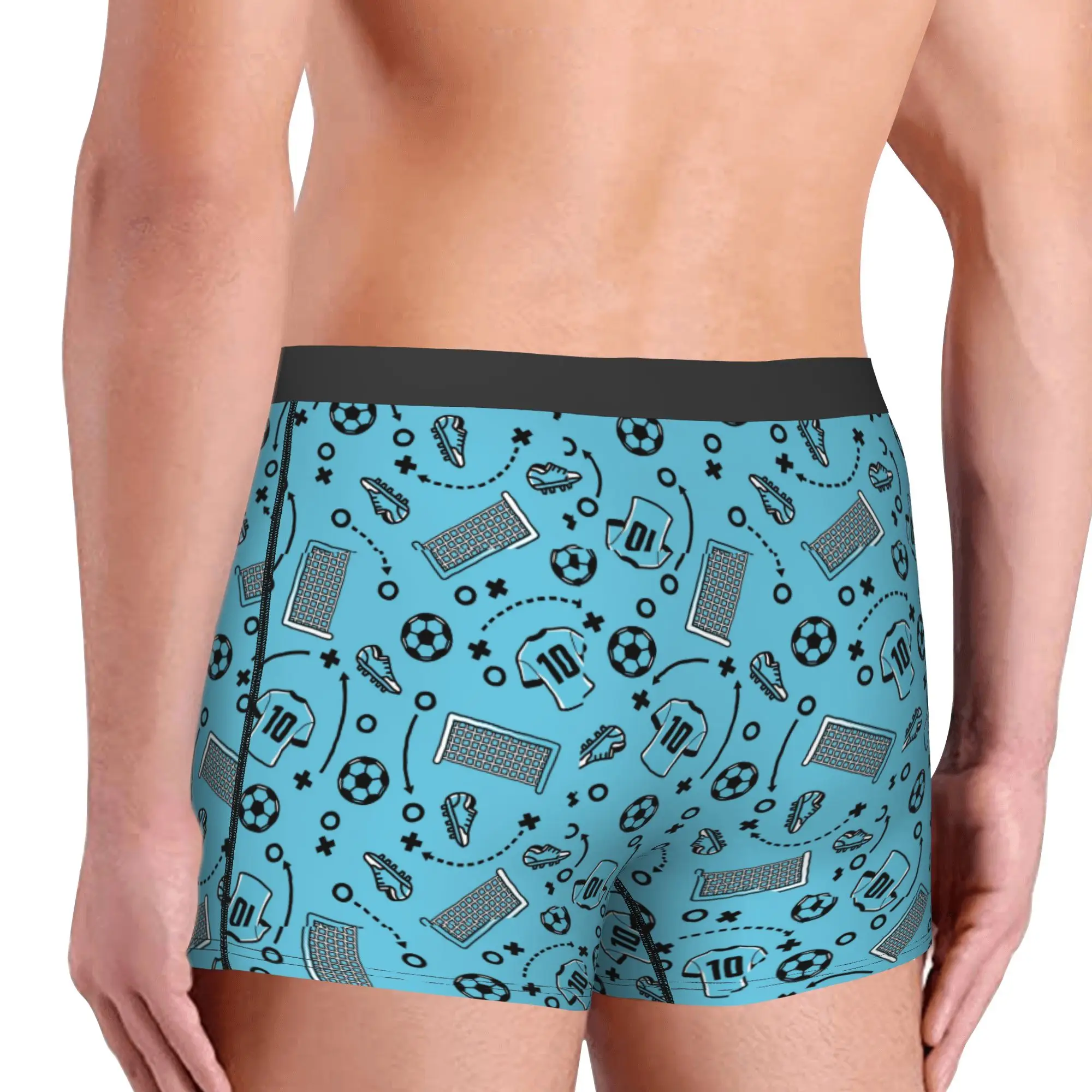 Football  Soccer  Boxers Shorts Men's  Briefs Underwear Fashion Underpants