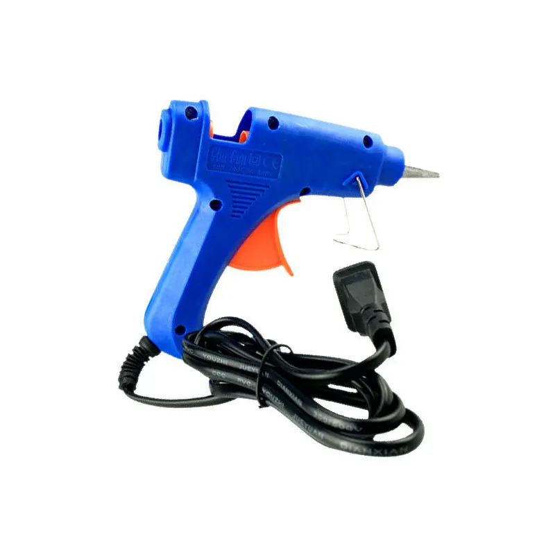 Aircraft Model Hot Melt Glue Gun 20w Small Glue Gun With Switch Hot Melt Gun 7mm Manual High Temperature Glue Gun Su27 Model