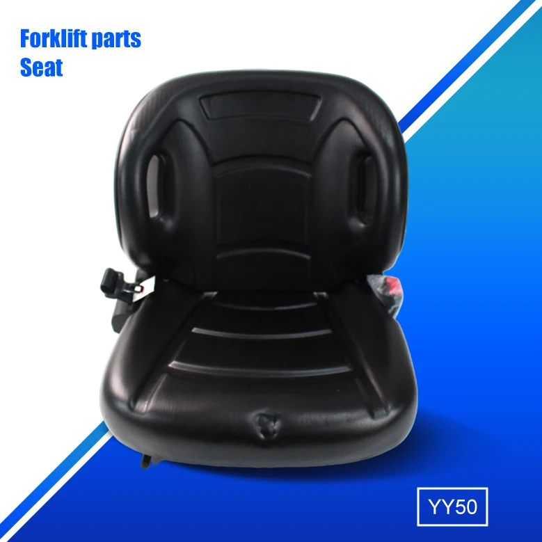 Semi-Enclosed Forklift Seat with Safety Belt Comfortable & Durable for Forklift Trucks Yy50