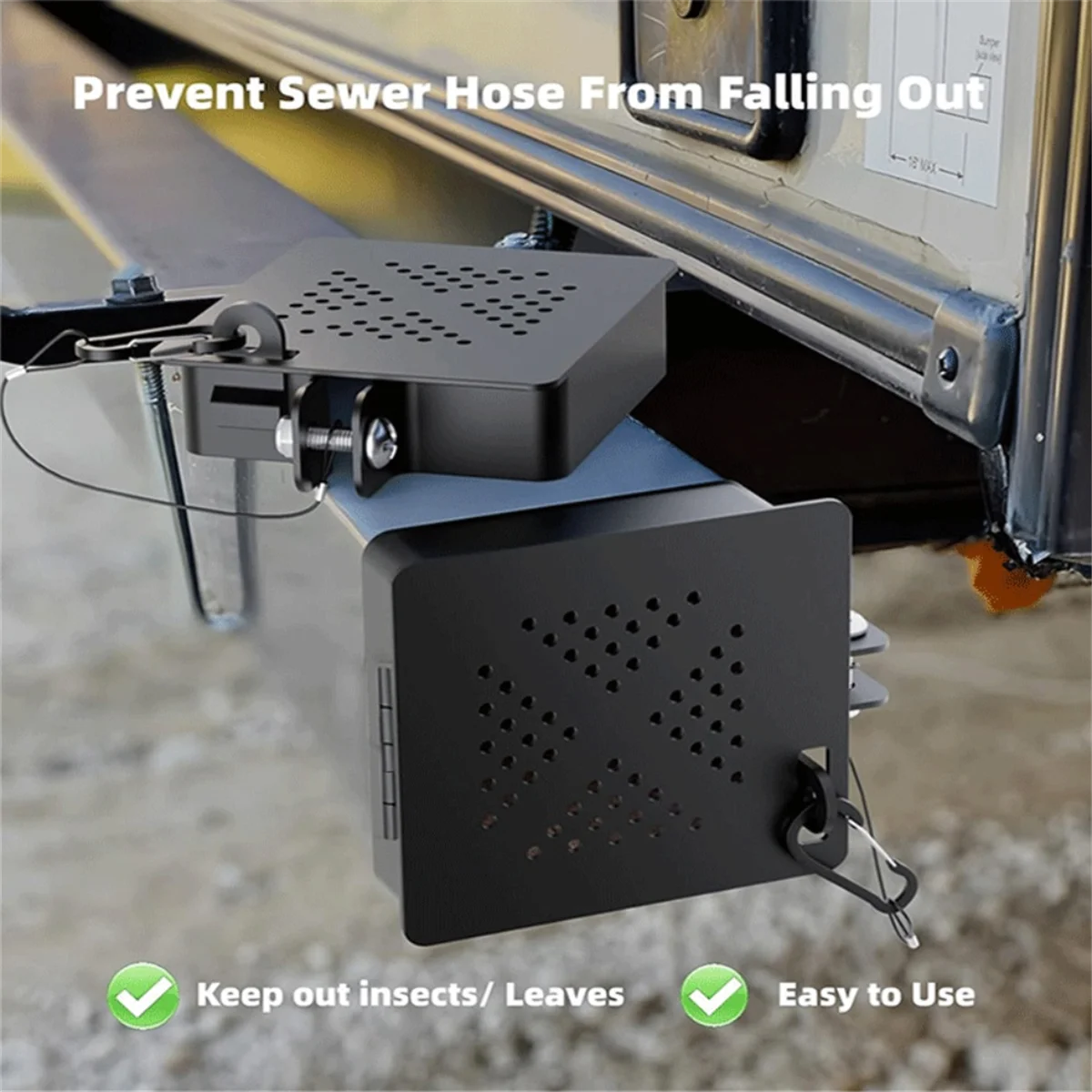 

Крышка бампера ABNJ для автофургонов, торцевая заглушка бампера для автофургонов, квадратные колпачки для бампера для автофургонов, подходят для стандартных 4-дюймовых квадратных бамперов для автофургонов, черный-2 упаковки