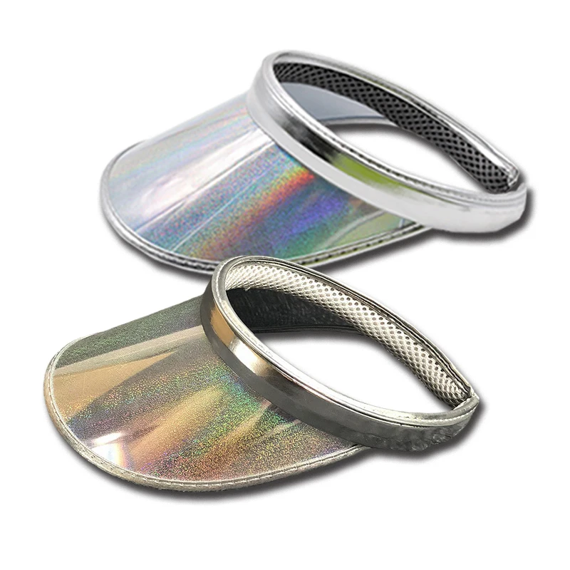 PVC Plastic Outdoor Sun Protection and Sunshade Hat with Empty Top Design, Summer UV Protection Beach Travel Dust Protection Hat