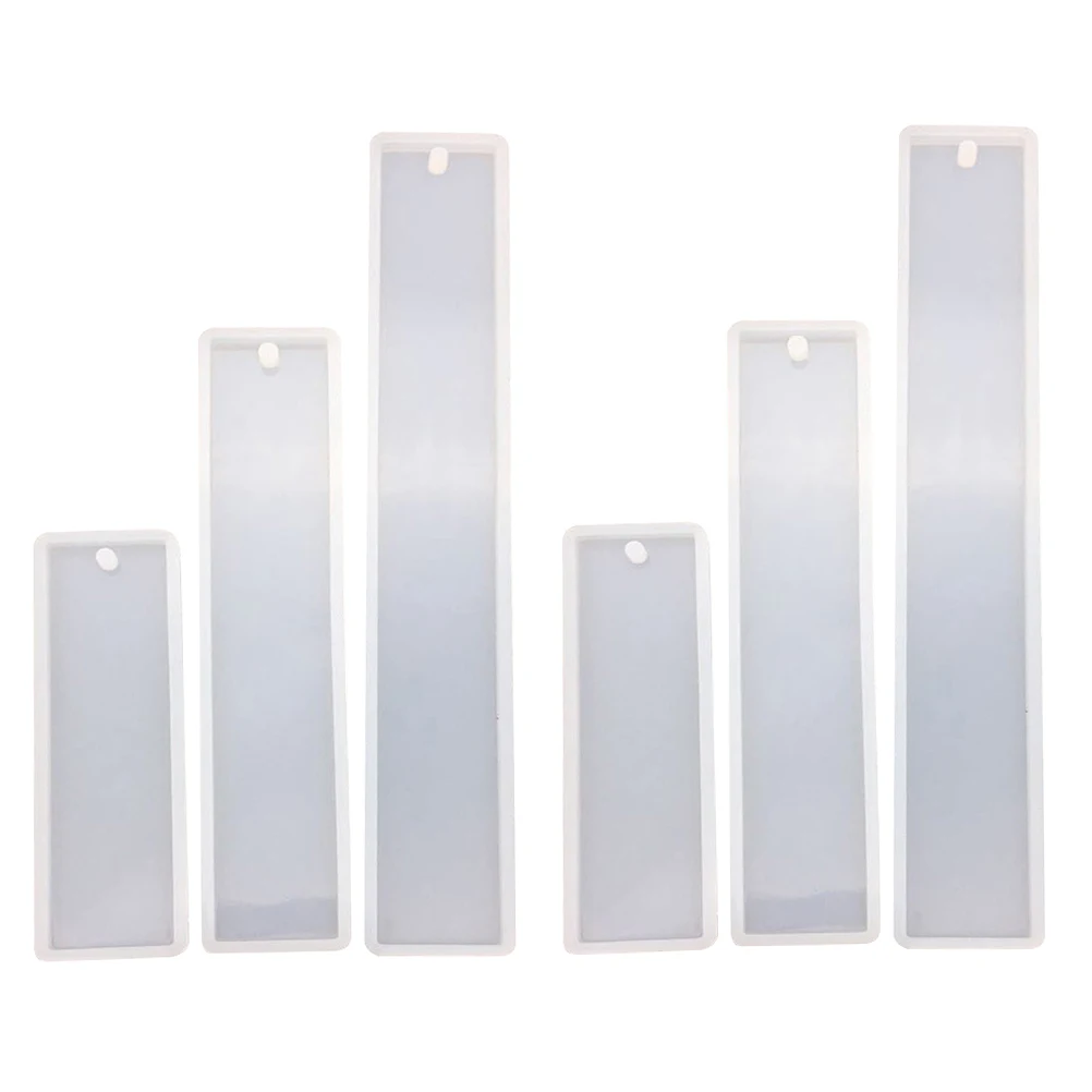 6 pezzi segnalibro stampo segnalibri fai da te artigianato classico stampo H realizzato in gel di silice trasparente accessori per gioielli parti artigianato realizzato H