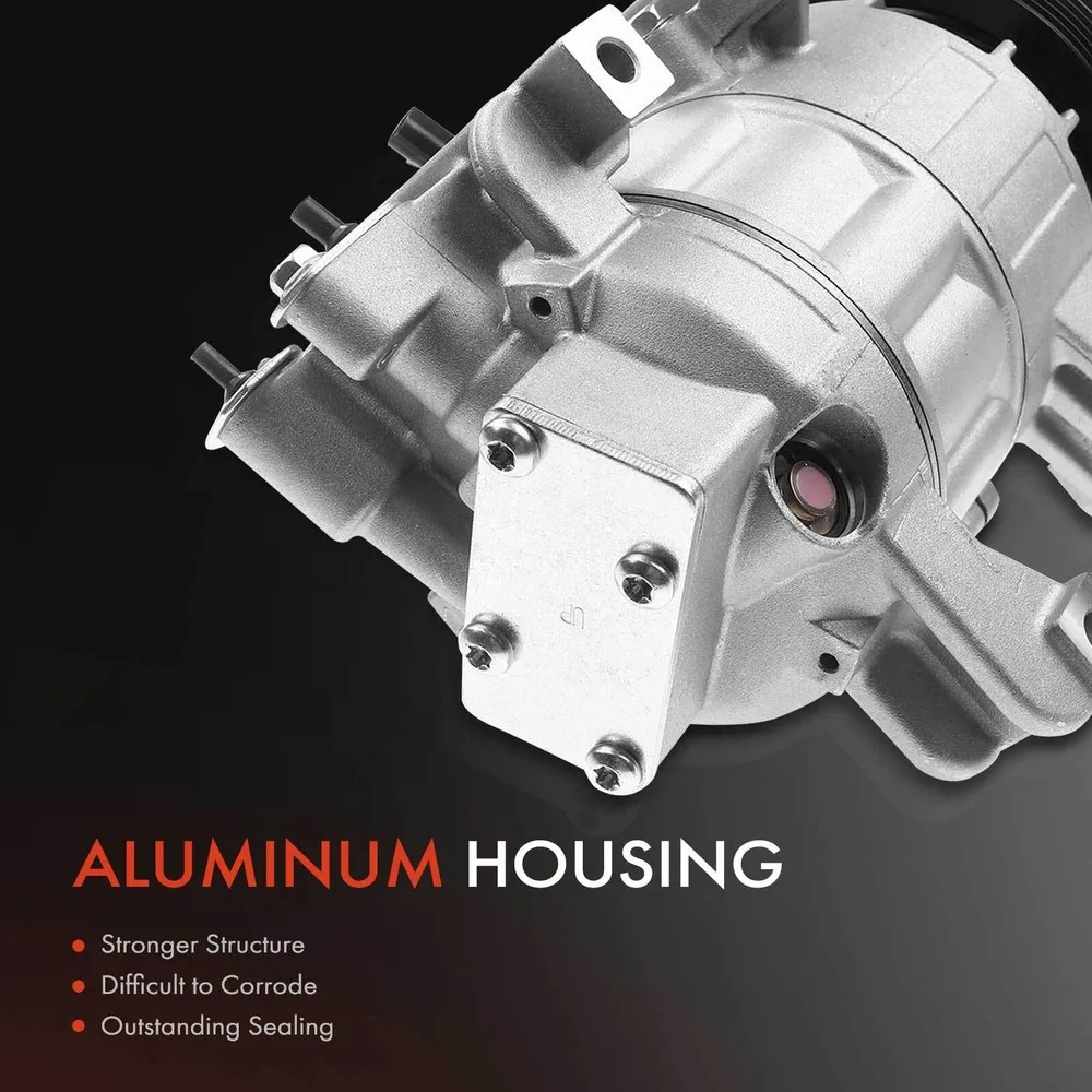 Klimakompressor mit 6-Nut-Riemenscheibe für Nissan Altima Base S SR 2013–2018 L4 2,5 l