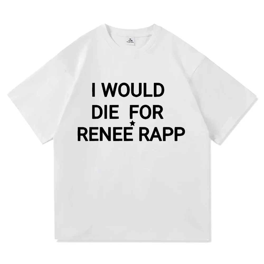 Reneé Rapp Bite Me TShirt 2026 Retro Fashion /women Clothing Retro Harajuku High Quality Clothes VintageTShirts