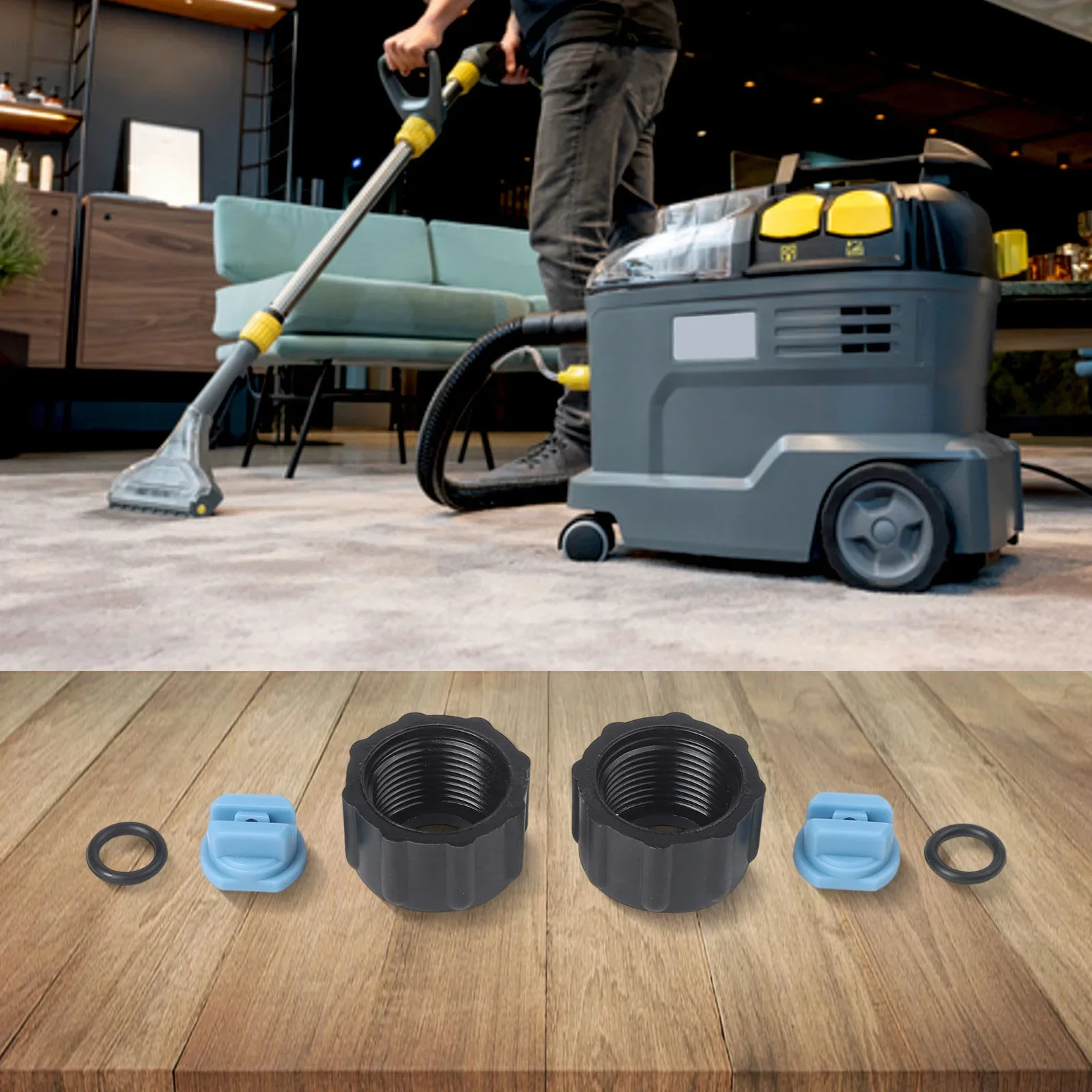 

Набор насадок для чистки обивки KARCHER для моделей PUZZI 81, 101, 100, 200: улучшенная эффективность очистки и простая установка