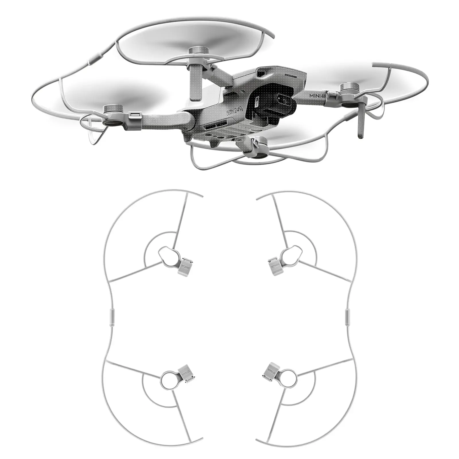 Protetor de Hélices STARTRC para Drone DJI Mini 4K / Mini 2 SE, Acessórios de Segurança para Hélices