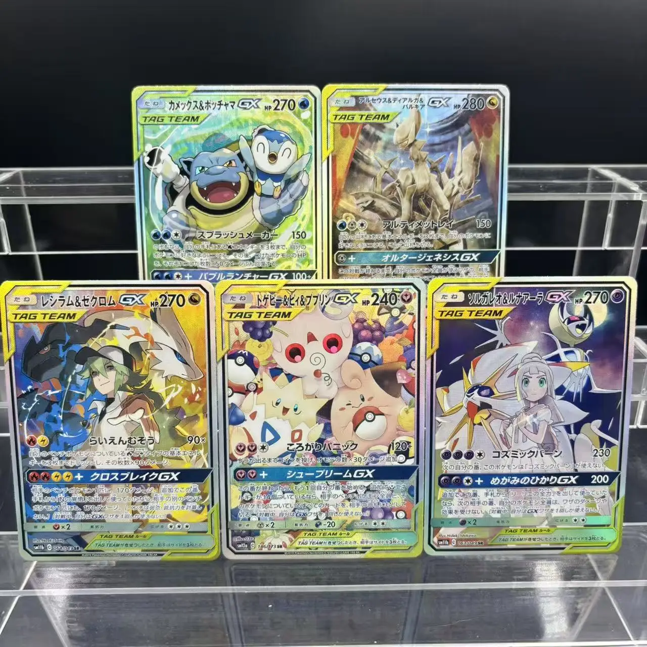 

5 шт./компл., самодельная японская серия Ptcg GX Lillie Blastoise Mewtwo Umbreon, флэш-карта Gengar, классическая коллекционная карта аниме, подарок