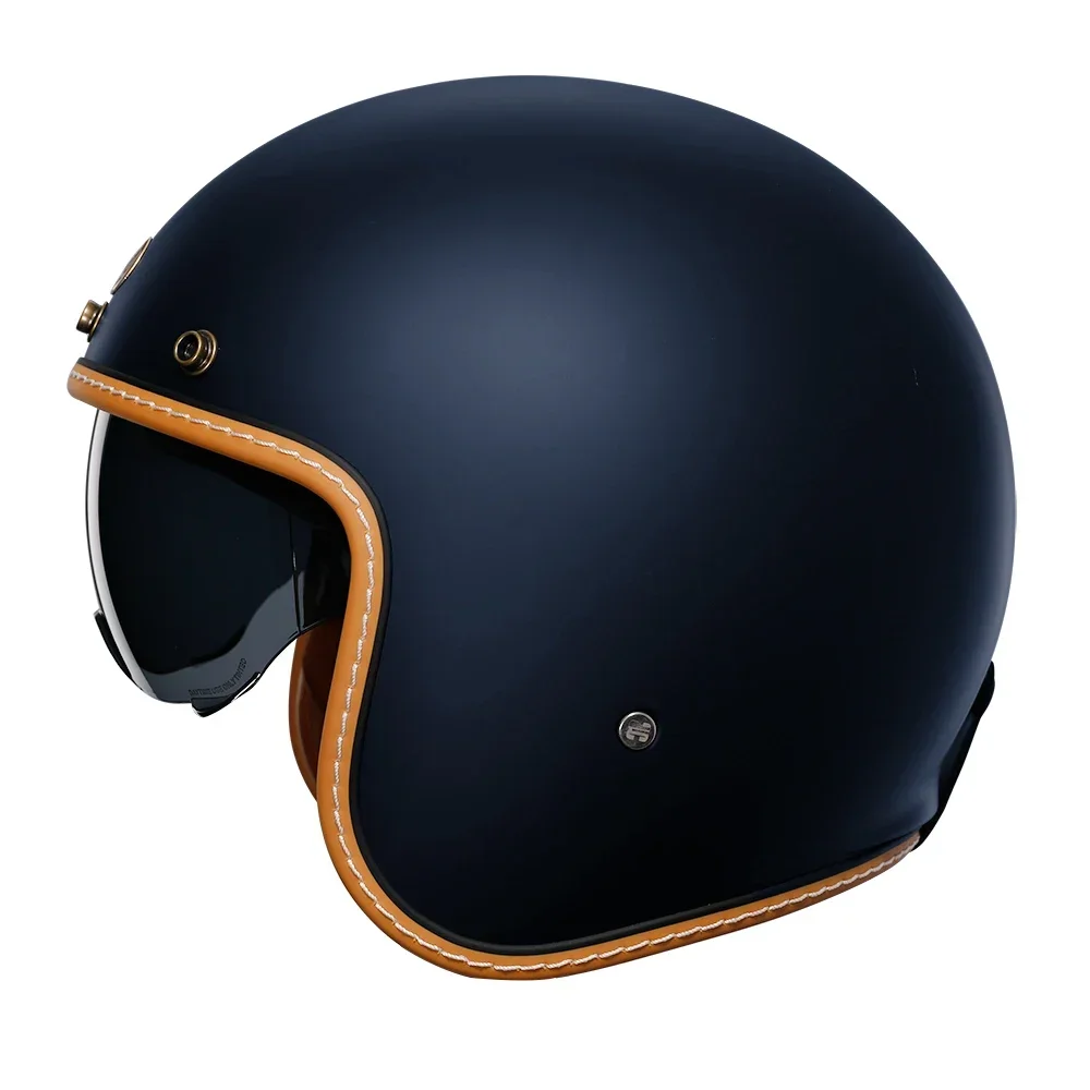 Retro 3/4 Open Face Half Motorcycle Helmet CYRIL B206 Lightweight Adult Vantage Jet Helmet for Men Women DOT ECE Approved