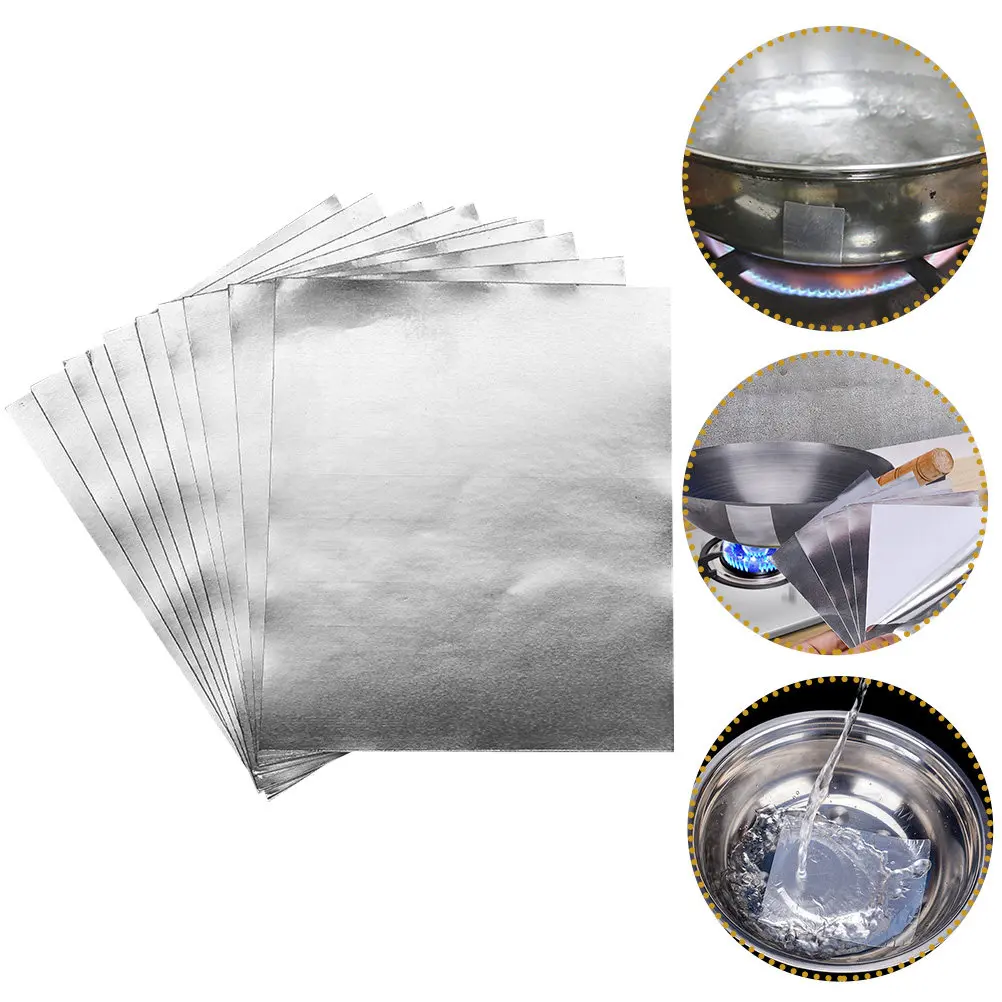 10Sheets Aluminum Patch Pot Repair Tape Leak Stop Sealant Patch for Pots Pans Buckets Pipes Heat Resistant Leak Proof Cookware