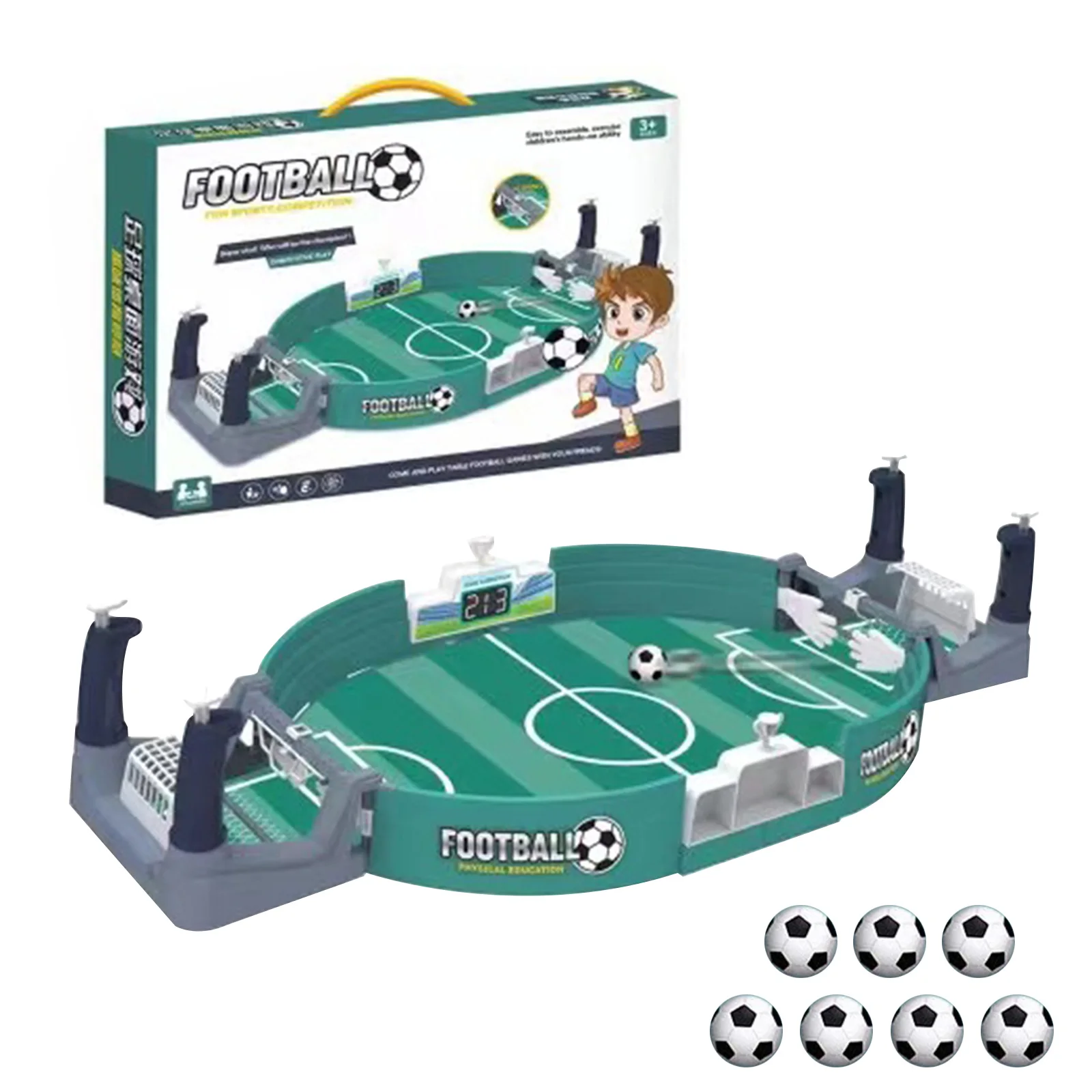 

Table Football Game Parent-Child Interactive Puzzle Game Table Football Family Party Football Board Game Desktop Interactive Toy