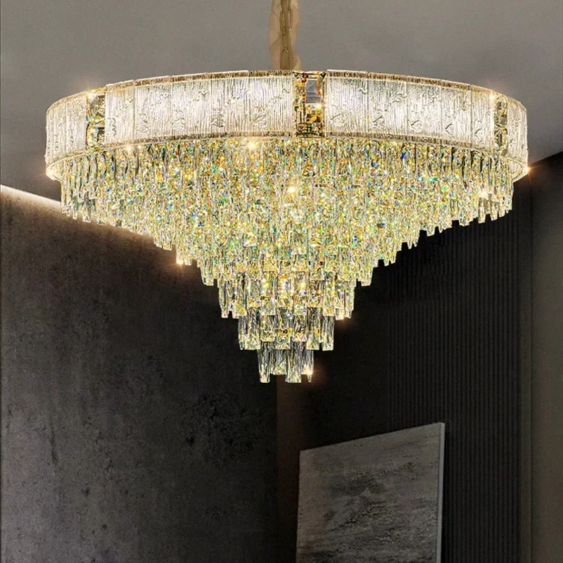 

Modern Chandelier Pendant Lights Home Decoration Ceiling Lamp Pendant Lights Living Room Crystal Indoor Lighting Las Luces LLPL