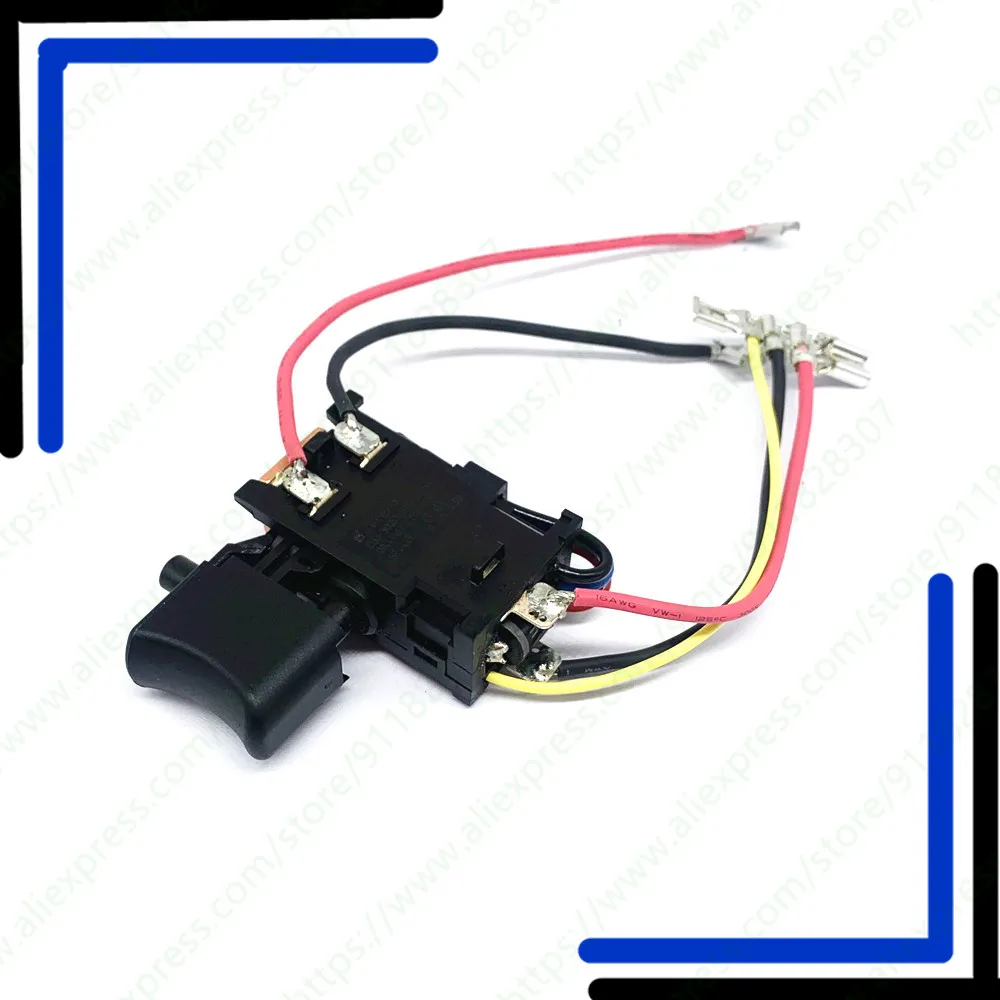 Interruptor genuíno para Makita HP457D DF457DWE DF457D HP347D DF347D HP457 DF347DWE broca de parafuso sem fio