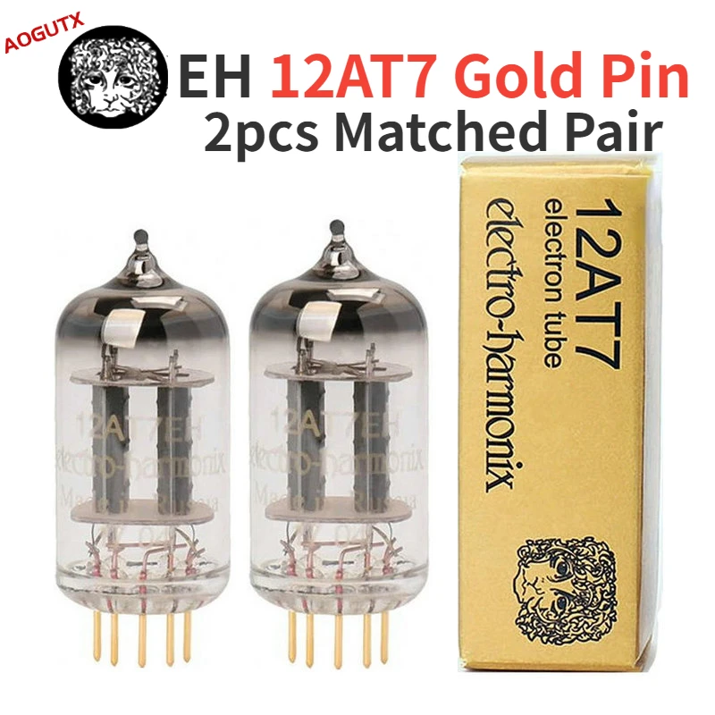 

Aogutx EH 12AT7 Gold Pin Vacuum Tube Replace ECC81 B739 6201 6J8P 6SJ7 EF86 HIFI Audio Valve Electron Tube Amp Matched Quad DIY