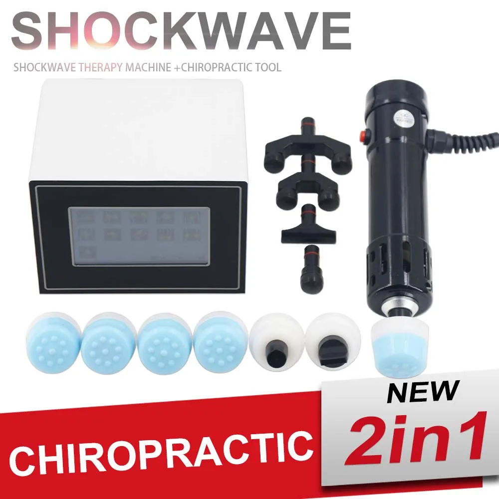 ED Physiotherapy Shockwave Therapy Machine For Sports injury Relieve  Pain Body Relaxation Massager 2 In 1 Chiropractic Tool