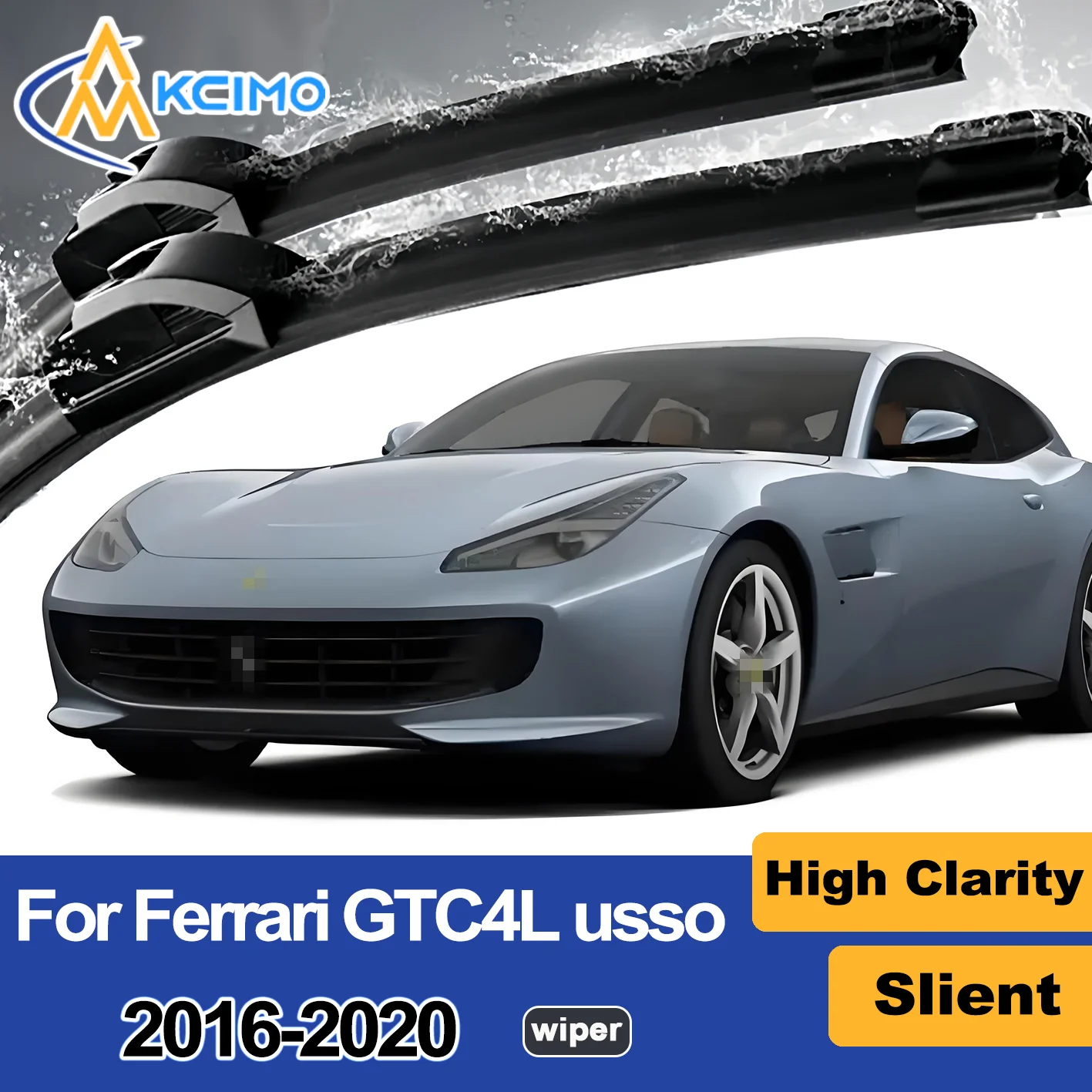 

2PCS Universal Front Windshield Wiper Blade for Ferrari GTC4Lusso F151M 2016-2020 Front Windshield Auto Wipers Blade Accessories