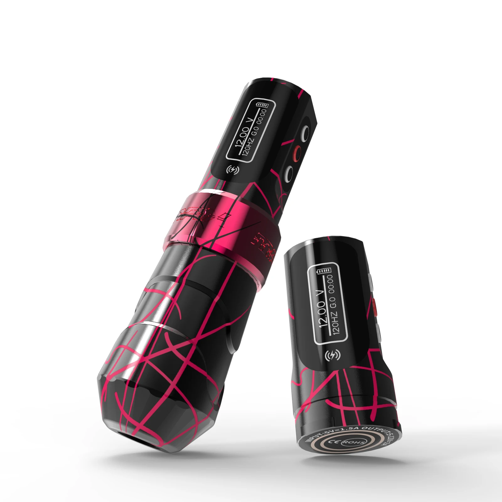 Wireless Rotary Tattoo Pen with Digital Display