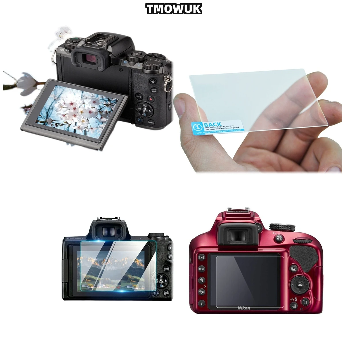 

For Nikon D3500 3300 3400 3600 3100 3200 K50 Tempered Glass Film HD 9H Hardness LCD Protector